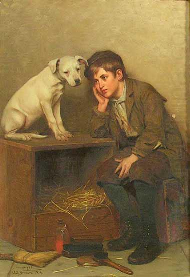 John George Brown Sympathy china oil painting image